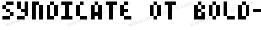 Syndicate OT Bold字体转换